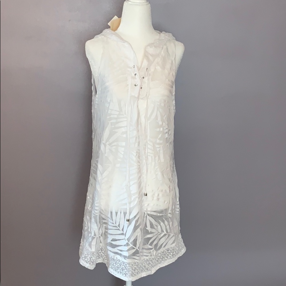 Hooded beach cover up